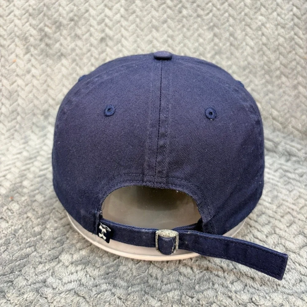 Under Armour USA Navy Blue Red Embroidered Adjustable Baseball Hat Cap 0866